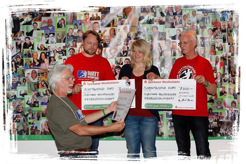 Netzwerk Patientenkompetenz Scheck-Übergabe