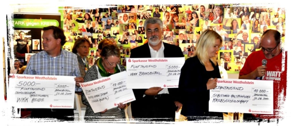 Netzwerk Patientenkompetenz Scheck-Übergabe