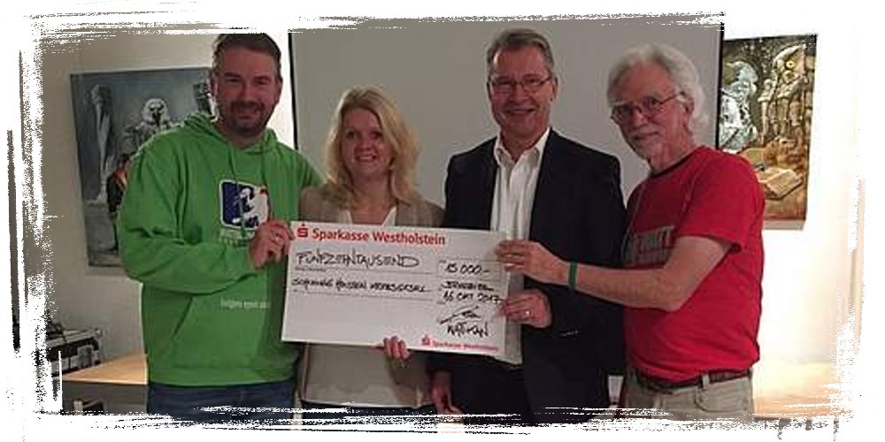 Netzwerk Patientenkompetenz Scheck-Übergabe