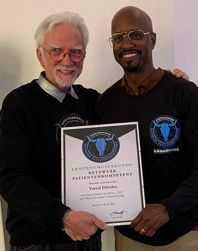 Patientennetzwerk * Botschafter * Jens Rusch und Yared Dibaba