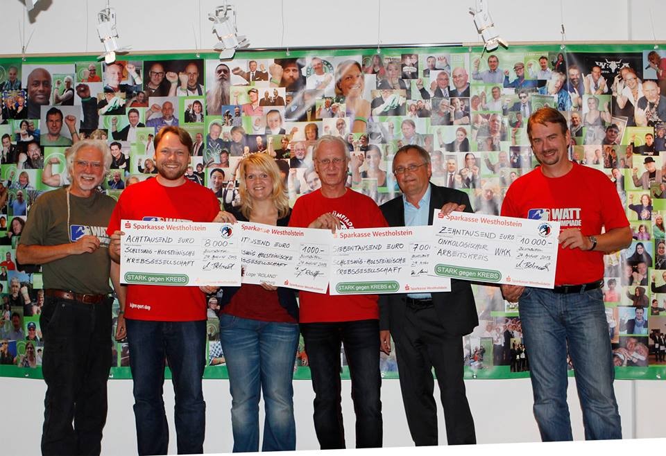 Netzwerk Patientenkompetenz Scheck-Übergabe