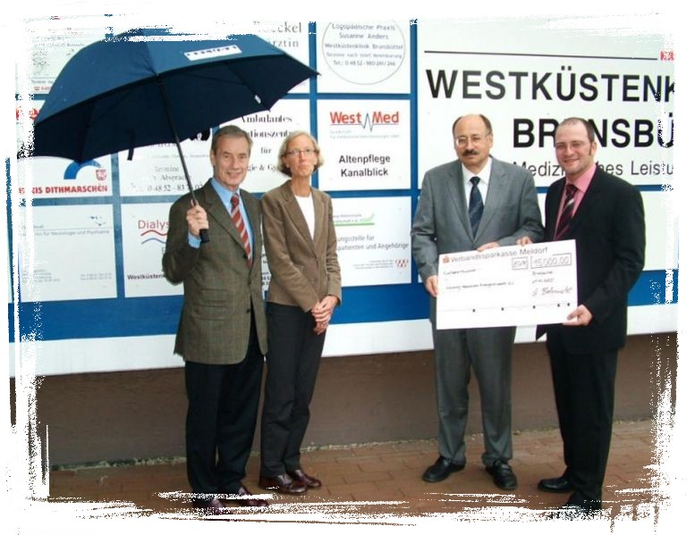 Netzwerk Patientenkompetenz Scheck-Übergabe