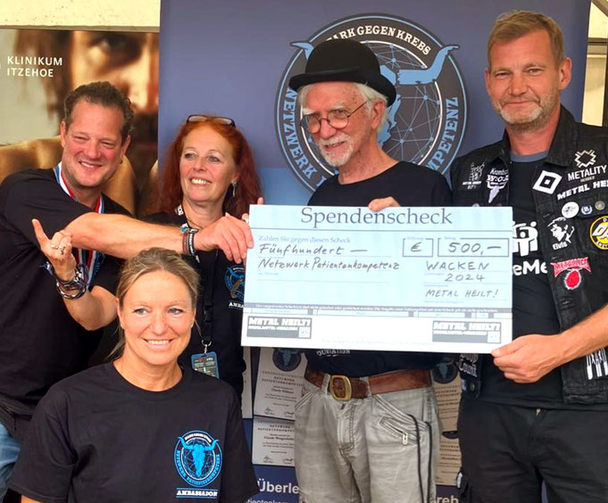 Patientennetzwerk * Scheckübergabe