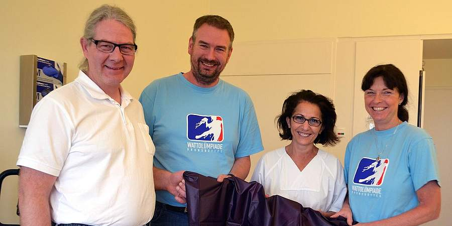 Netzwerk Patientenkompetenz Scheck-Übergabe