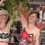 Body Painting stark gegen Krebs auf dem WOA 2023
