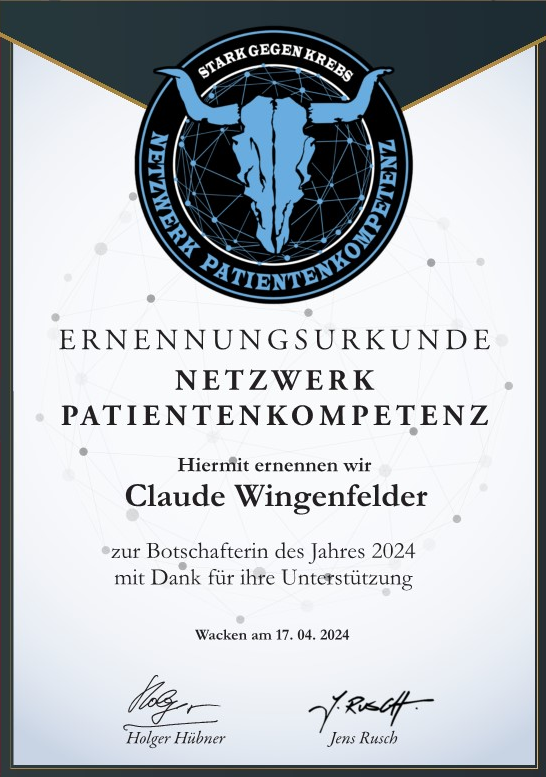Netzwerk Patientenkompetenz * Claude Wingenfelder