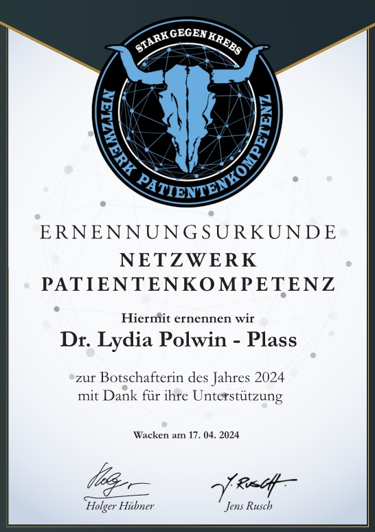 Netzwerk Patientenkompetenz * Lydia Polwin-Plass