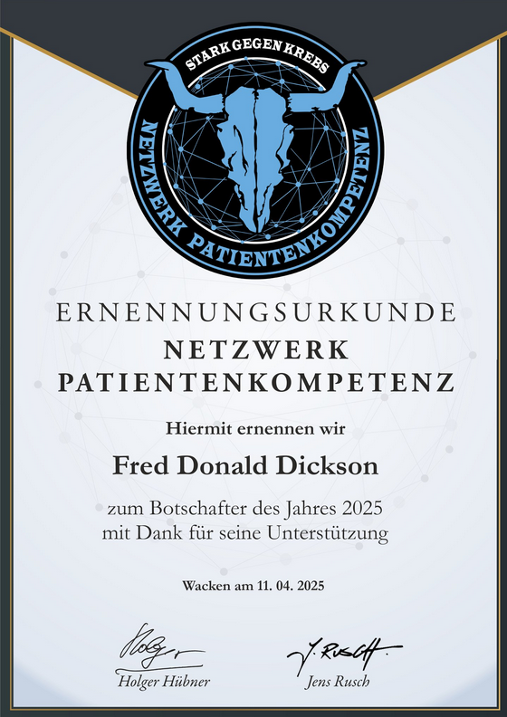Netzwerk Patientenkompetenz * Fred Donald Dickson