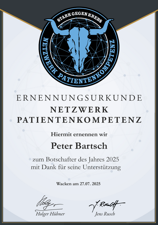 Netzwerk Patientenkompetenz * Peter Bartsch