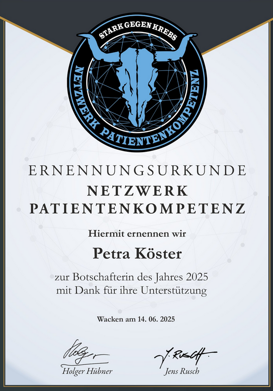 Netzwerk Patientenkompetenz * Petra Köster