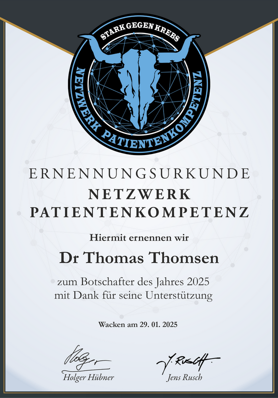 Netzwerk Patientenkompetenz * Thomas Thomsen